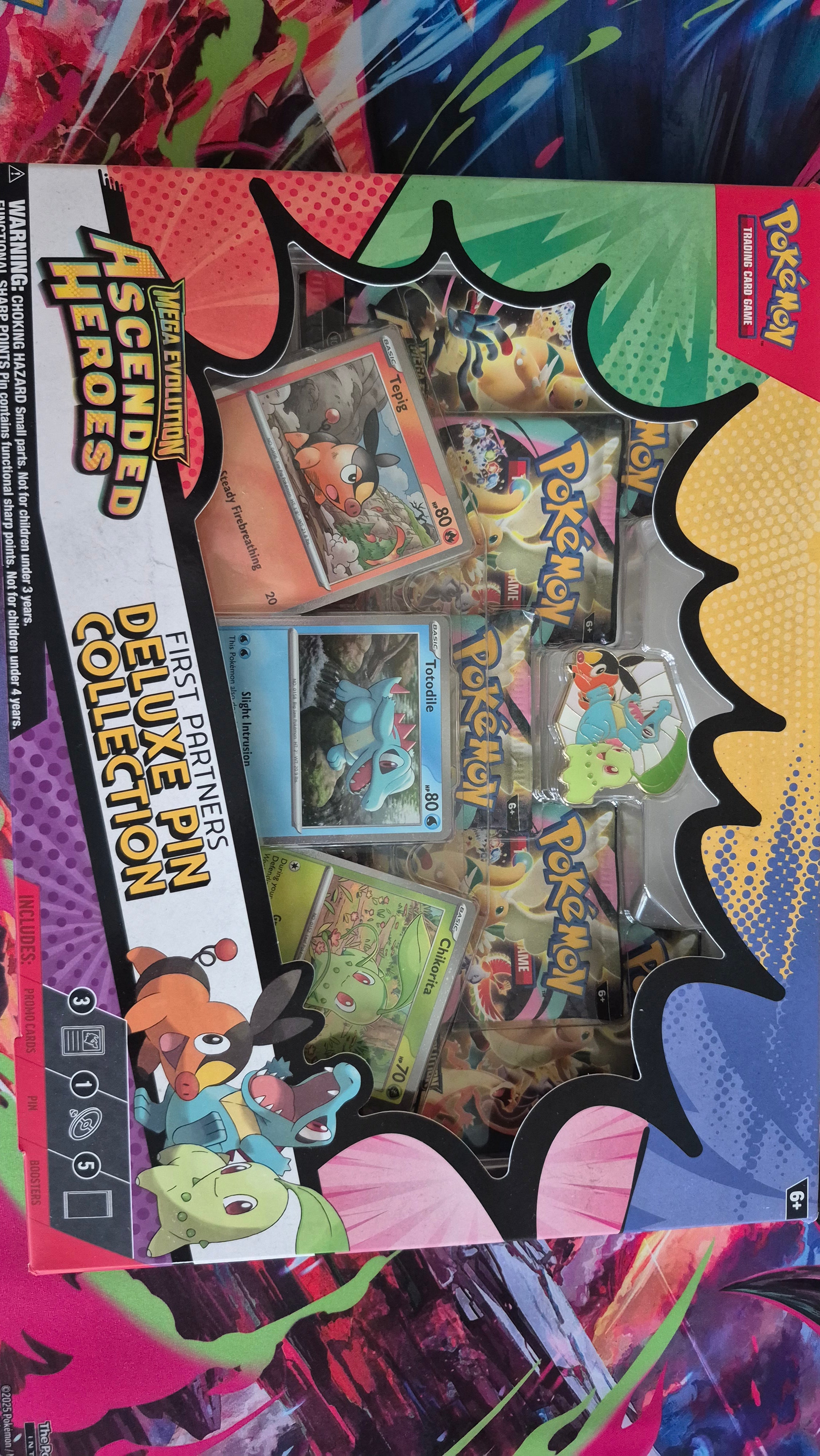 Pokémon TCG: Mega Evolution Ascended Heroes—First Partners Deluxe Pin Collection