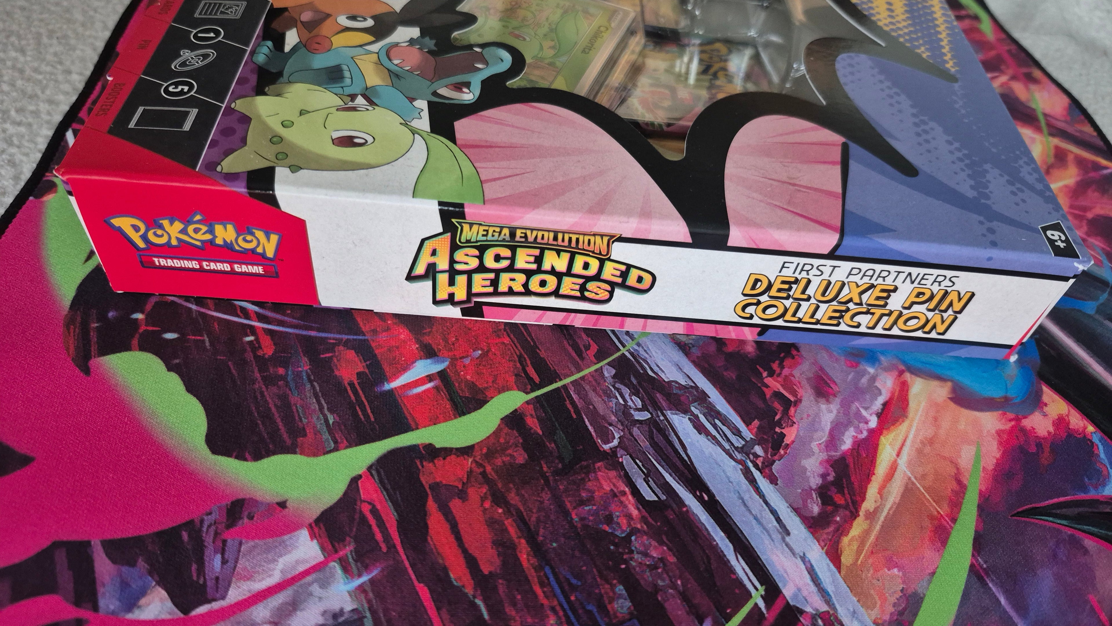 Pokémon TCG: Mega Evolution Ascended Heroes—First Partners Deluxe Pin Collection