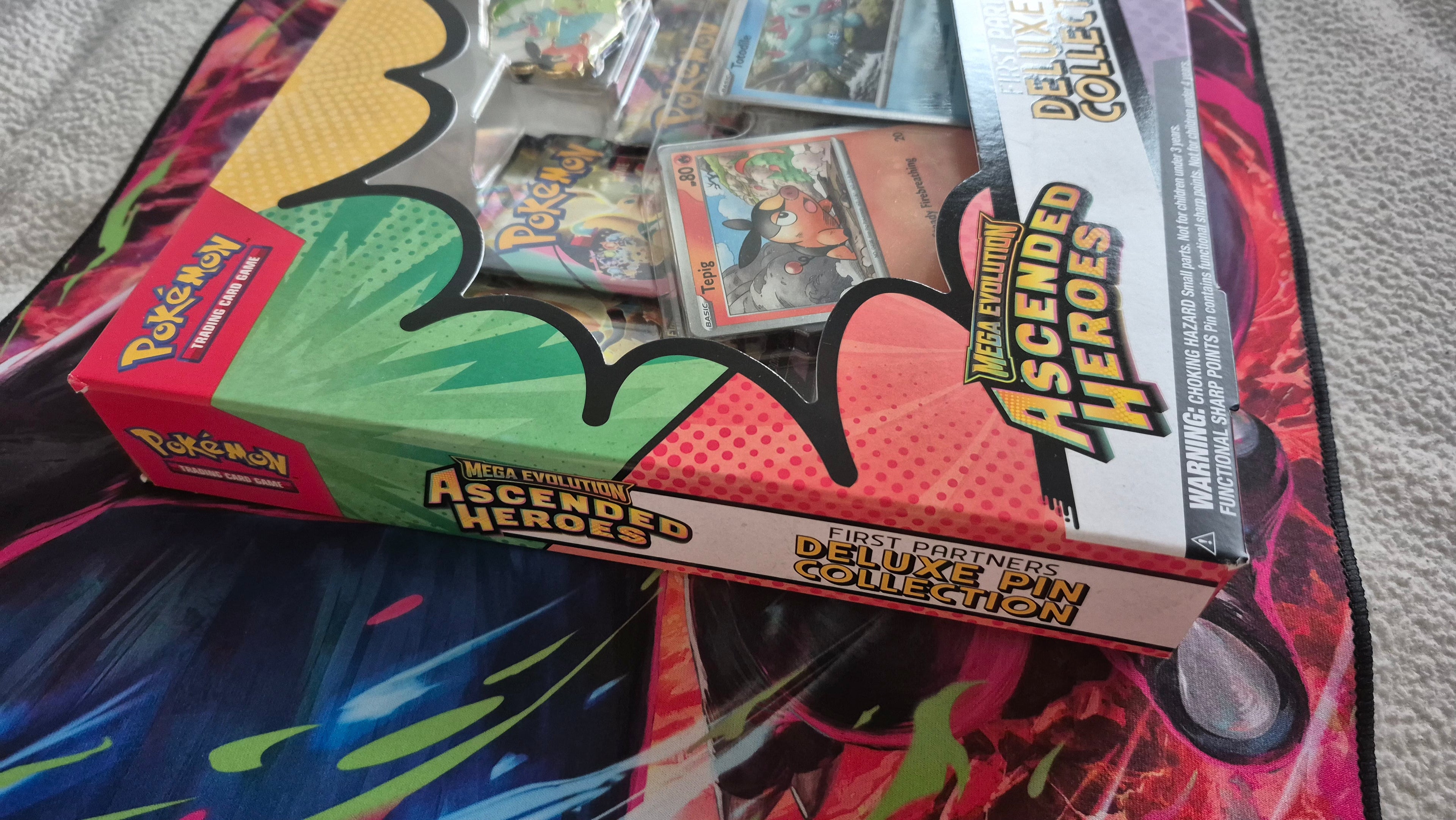 Pokémon TCG: Mega Evolution Ascended Heroes—First Partners Deluxe Pin Collection