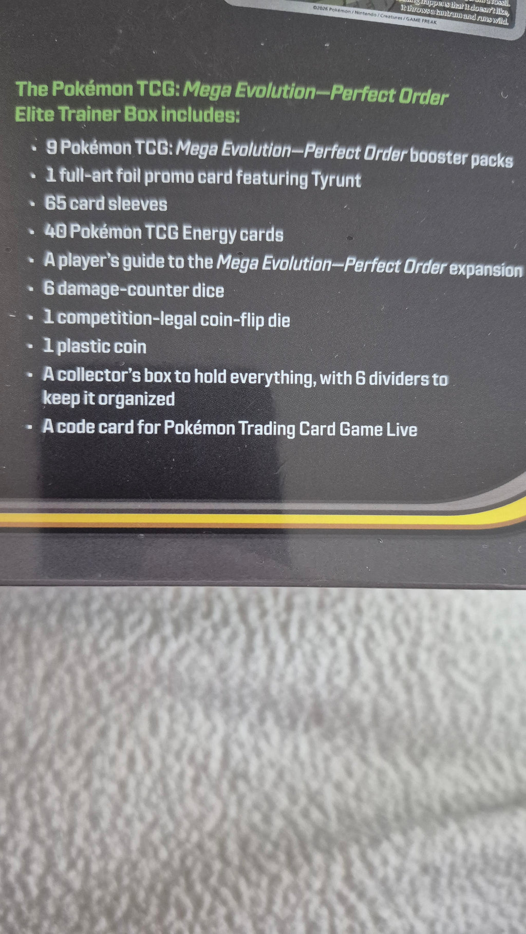 Mega Evolution: Perfect Order Elite Trainer Box